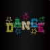 Dance Rhinestone Transfer With Stars Designs
